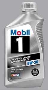 Mobil 1 5W-30 synthetic motor oil