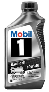 Mobil 1 Racing 4T 10W-40 fully synthetic