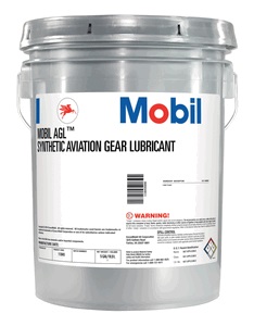 Mobil AGL Synthetic Aviation Gear Lubricant pail