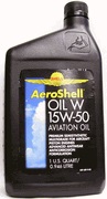 Aero Oil W 15w50-1 Quart Cans