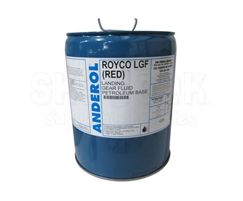 Royco lgf-red-landing-gear-fluid-5-gallon
