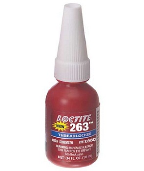 LOCTITE® 263™ THREADLOCKER 1330583, 10 mL bottle