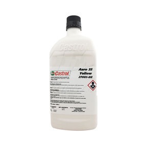 Castrol Aero 35 Yellow Hydraulic Fluid QT Bottle BMS 3-32C Type 1