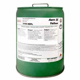 Castrol Aero 35 Yellow Hydraulic Fluid 5 GL Pail BMS 3-32B Type I