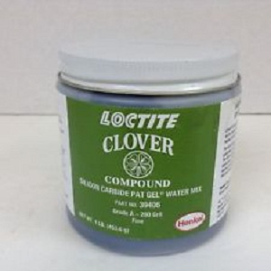 Clover Silicon Carbide Pat Gel Water Mix 39444,180GRIT,1LB, Henkel Loctite