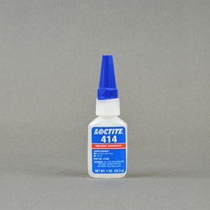LOCTITE 414 INSTANT ADHESIVE known as 414 SUPER BONDER® PLASTIC & VI 41450, 1 oz bottle