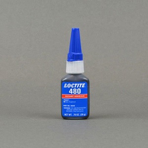 LOCTITE 480 INSTANT ADHESIVE, BLACK known as 480 Prism® Instant Adhesive, B 48040, 20 g bottle