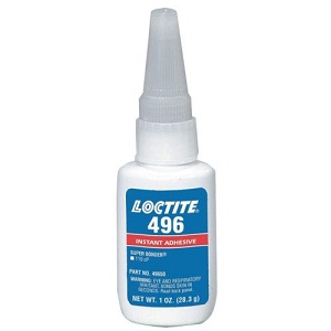 LOCTITE 496 INSTANT ADHESIVE known as 496 Super Bonder® Instant Adhe 49650, 1 oz bottle