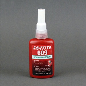 LOCTITE 609 RETAINING COMPOUND known as Loctite(R) 609 Retaining Compo 60931, 50 mL bottle