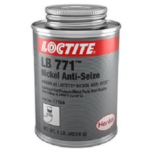 LOCTITE LB 771 NICKLE GRADE ANTI-SEIZE known as Nickel Grade Anti-Seize 77164, 1 lb brush-top can