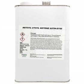 Methyl Ethyl Ketone Type 1 ASTM-D740 Solvent Quart