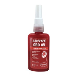 Grade AV Threadlocker High Strength 08731, 50 mL bottle
