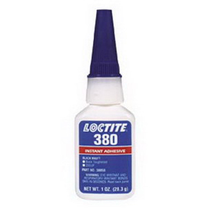 LOCTITE 380 INSTANT ADHESIVE known as Black Max® 380 Black Tough Ins 38050, 1 oz bottle