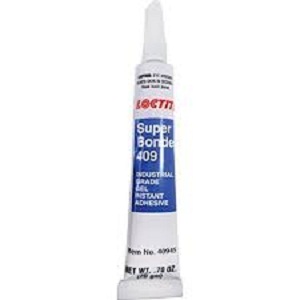 409 Super Bonder® Industrial Grade Gel Instant Adhesive 40945, 20 g tube
