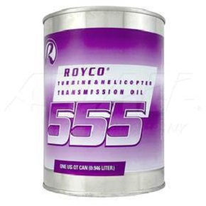 Royco 555 Synthetic Turbine Oil DOD-PRF-85734 Quart