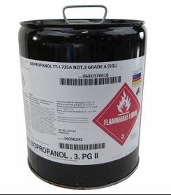 Isopropyl Alcohol Solvent MIL SPEC TT-I-735 Grade A - 5 Gallon Pail