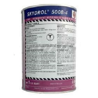 Skydrol 500B-4 Purple Fire Resistant Hydraulic Fluid 500B4 1 Qt Can
